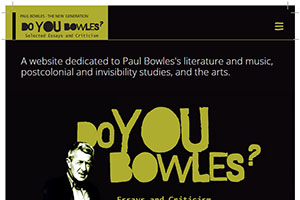 Paul Bowles - The New Generation